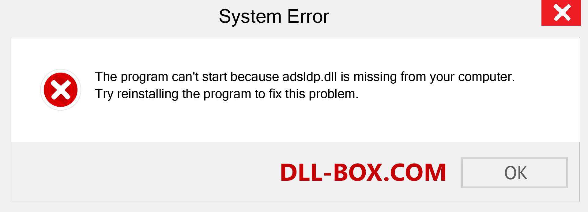  adsldp.dll file is missing?. Download for Windows 7, 8, 10 - Fix  adsldp dll Missing Error on Windows, photos, images